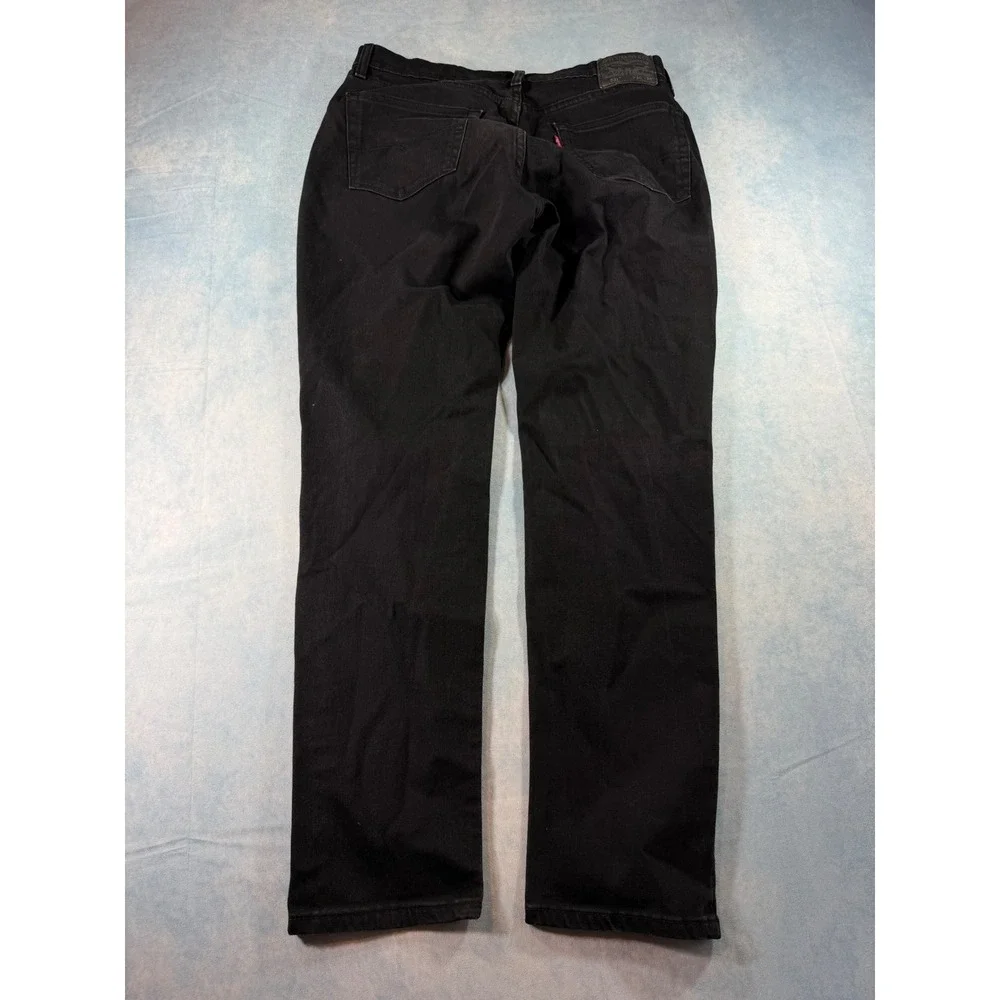 Levi's 531 Athletic Slim Jeans Mens 36x34 Black Excellent Stretch Denim